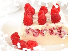 dessert, raspberry