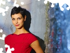 dress, Morena Baccarin, red hot