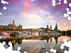 Germany, Town, River, Dresden