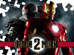 Human, machine, Iron Man 2, Robot, movie