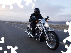 Harley Davidson V-Rod, route