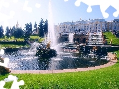 Russia, palace, fountain