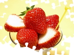 salad-bowl, strawberries