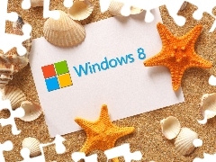 Shells, Windows 8, Sand