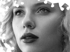 Scarlett Johansson, face