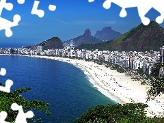 Beaches, Aerial View, Rio de Janerio, sea, Brazil