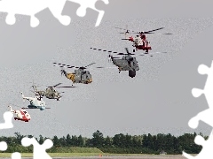 helicopters, show