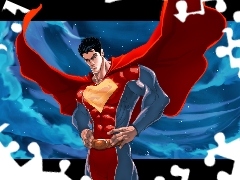 Sign, superman, cape