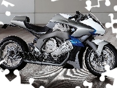 Becks - motorbike, BMW, silver