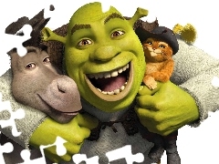 Smile, friendship, donkey, Hat, Shrek