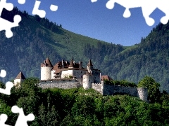 Switzerland, Castle, Gruyeres