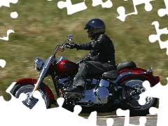 test, Harley-Davidson Softail Fat Boy, ride