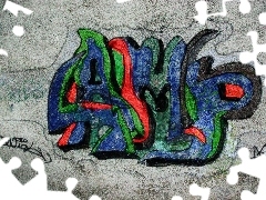 text, Graffiti, wall