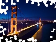 Floodlit, The Golden Gate Bridge