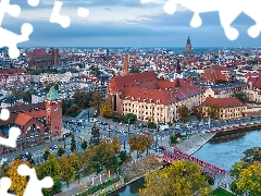 Houses, Wroclaw, Poland, Town