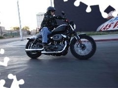 exhaust, Harley Davidson XL1200N Nightster, tubing