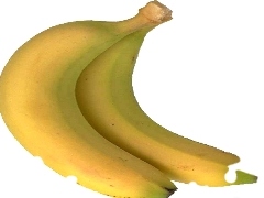 Two cars, bananas