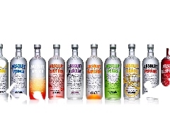 vodka, different, Types, Absolute