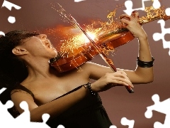 Big Fire, Women, violin