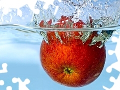 water, Red, Apple