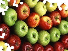color, droplets, water, apples