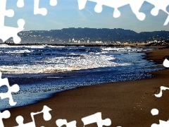 Beaches, Sand, Waves, sea