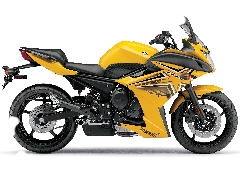 FZ6R, Yellow Honda, Yamaha
